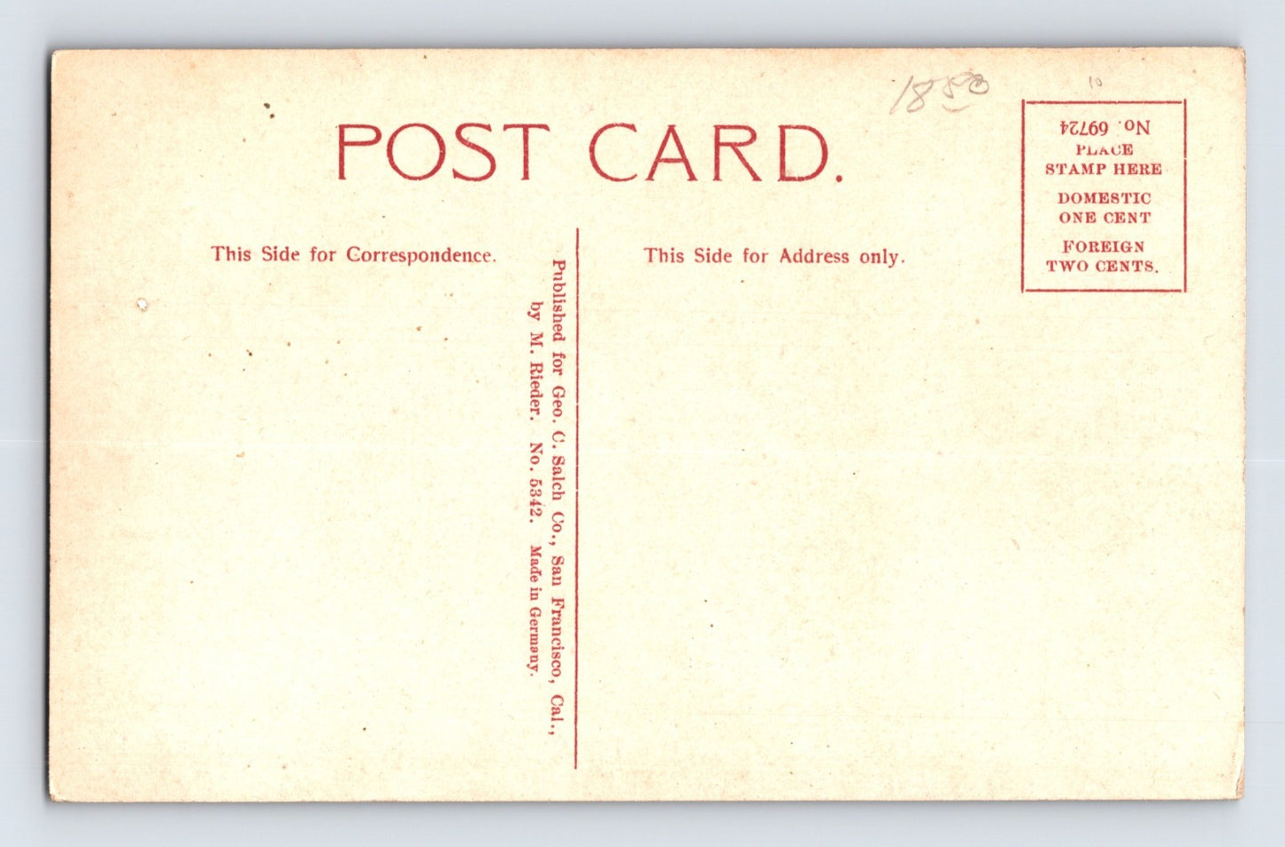 Shasta Springs California Zig Zag Trail Bridge 1910s Postcard Unposted Divided