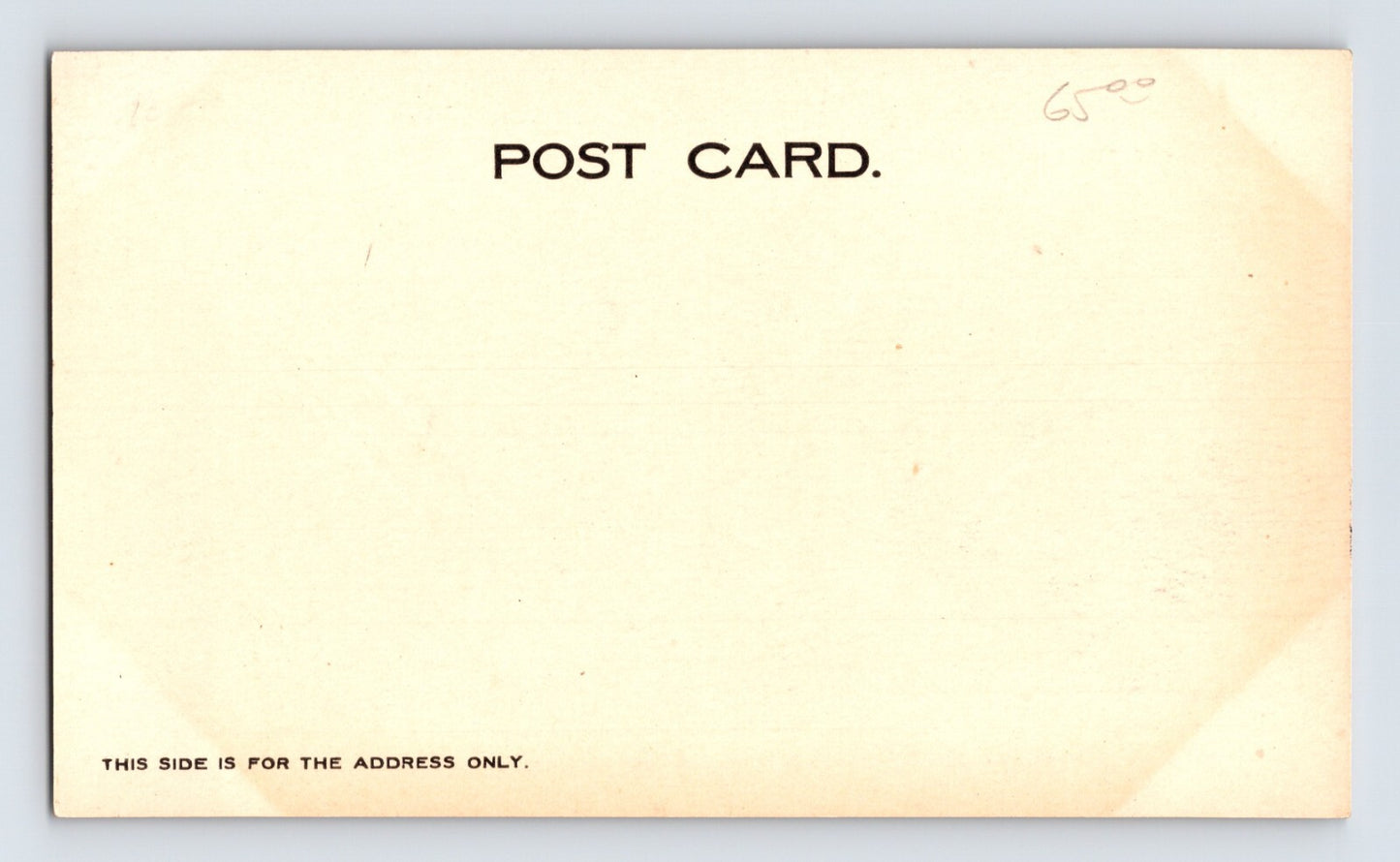 Applegate California Walmond Resort Bungalow Pre-1907 Postcard Unposted