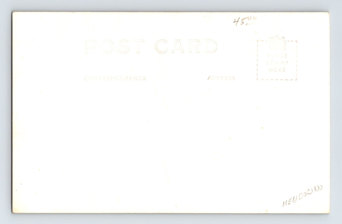 Fort Bragg California Casa Del Noyo Children 1940s RPPC Postcard Unposted