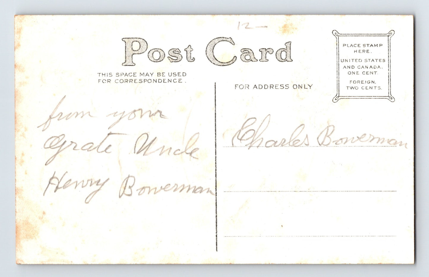 Santa Claus Toy Sack Drum Trumpet 1910s Christmas Postcard