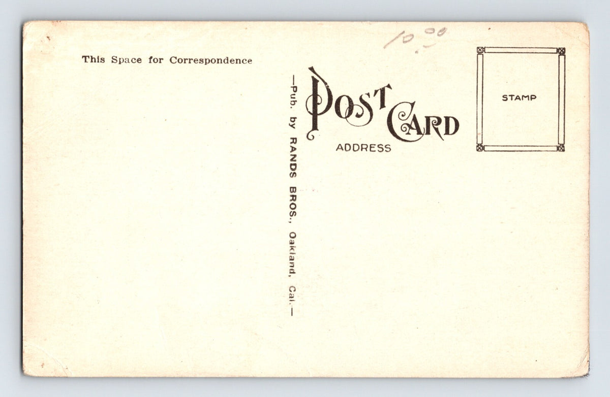Eureka California Times Building 1910s Postcard Unposted Divided Back