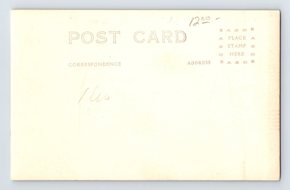 Bonneville Oregon Fish Hatchery Columbia River Highway 1940s RPPC Postcard