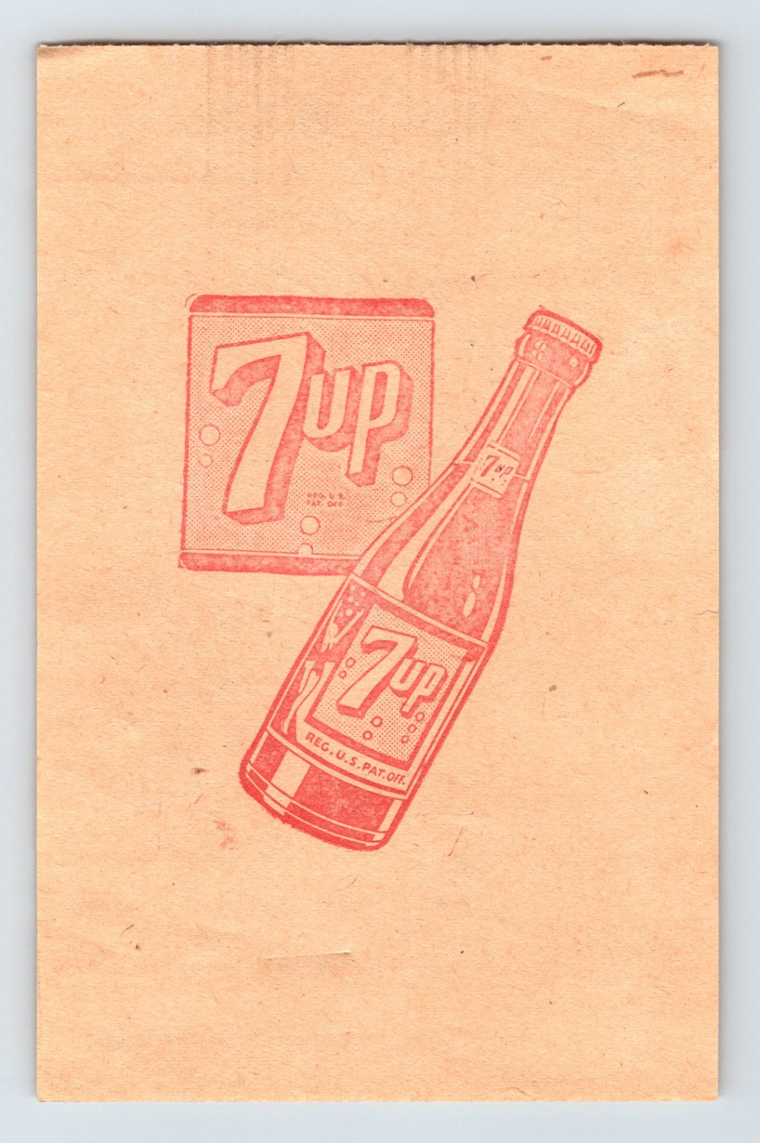 Jasper Alabama 1957 Seven Up Bottling Company Billhead 5.25 x 3.5