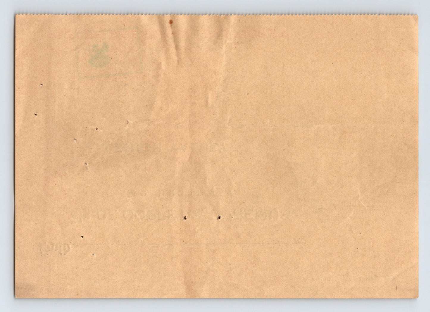 New York City 1914 De Coppet Doremus Stock Transfer Ticket Tax Stamps 6 x 4.5