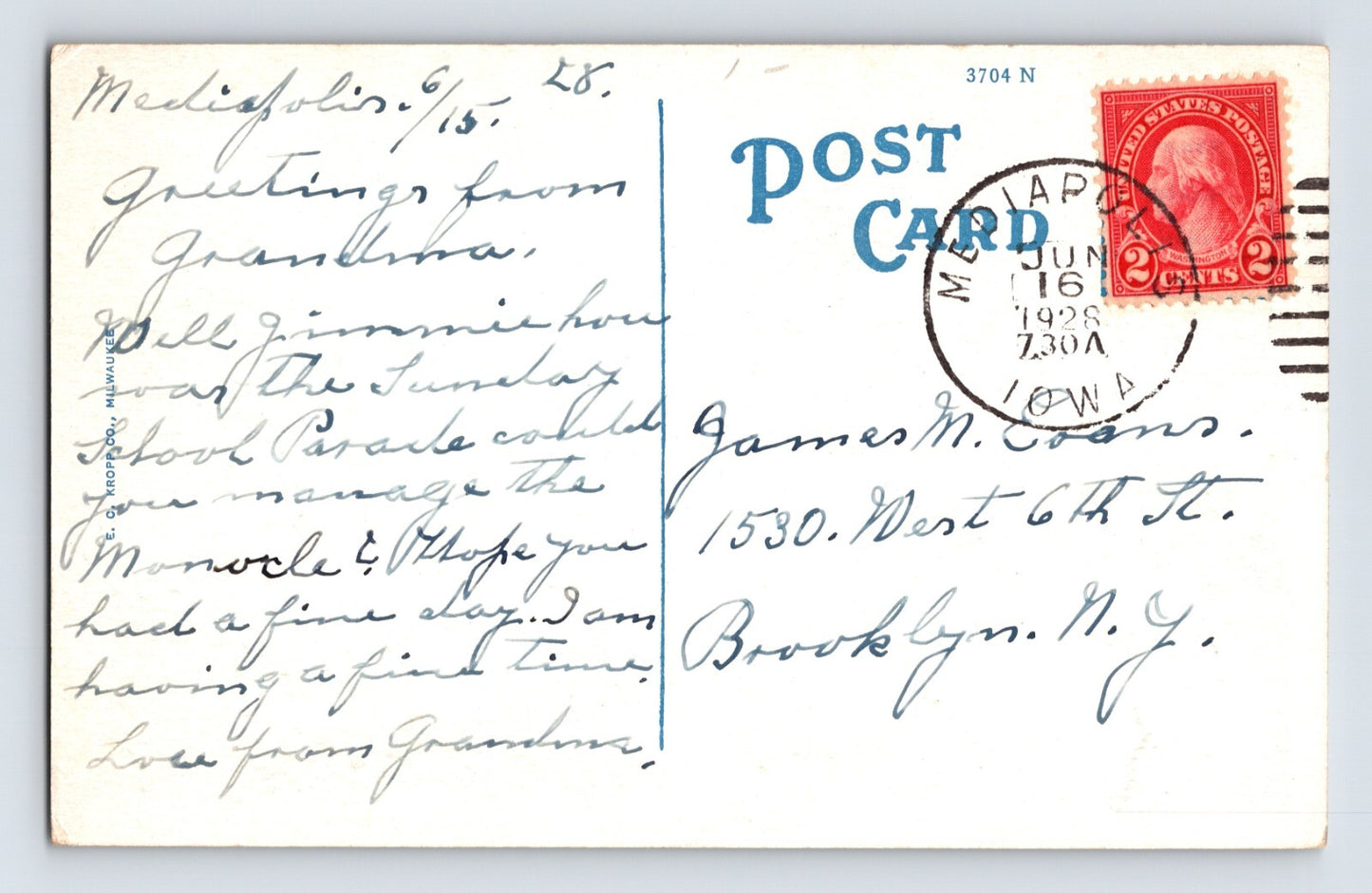 Burlington Iowa Auto Bridge Regatta Day Boats 1928 Postcard Posted