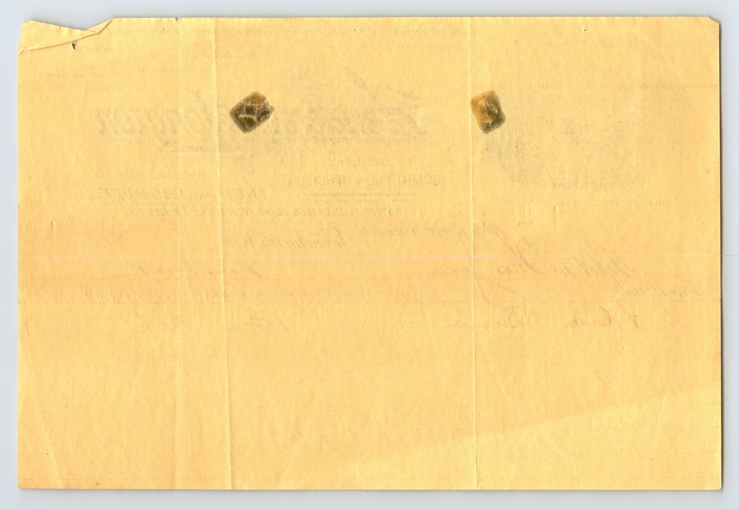 Sacramento California Henderson Longton Creamery Merchants 1905 Billhead 8 x 5.5