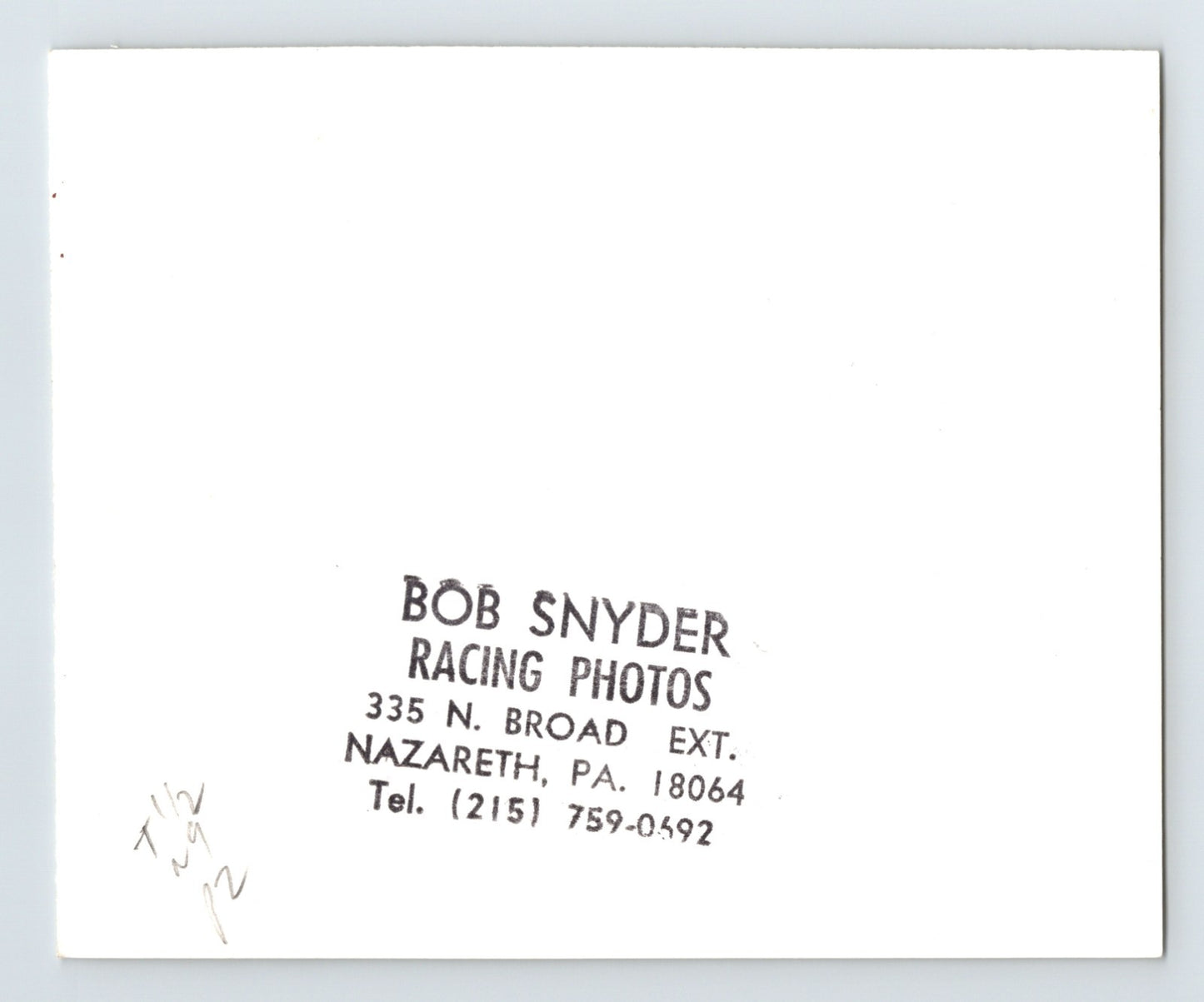 Nazareth Pennsylvania Dirt Track Modified Stock Car Race 1960s Photo – 4 x 5