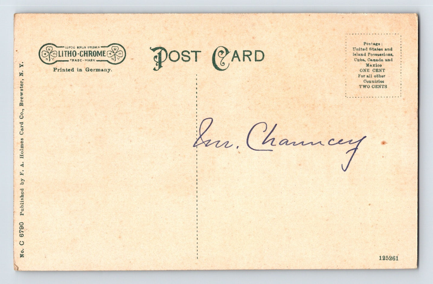 Brewster New York Prospect Street 1910s Postcard Unposted Divided Back