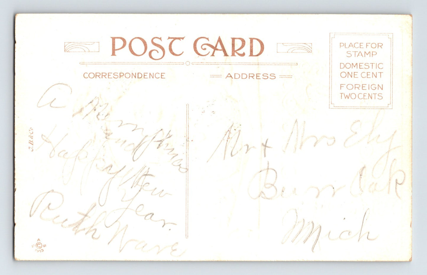 Santa Claus Plum Pudding 1910s Christmas Postcard Embossed Gold