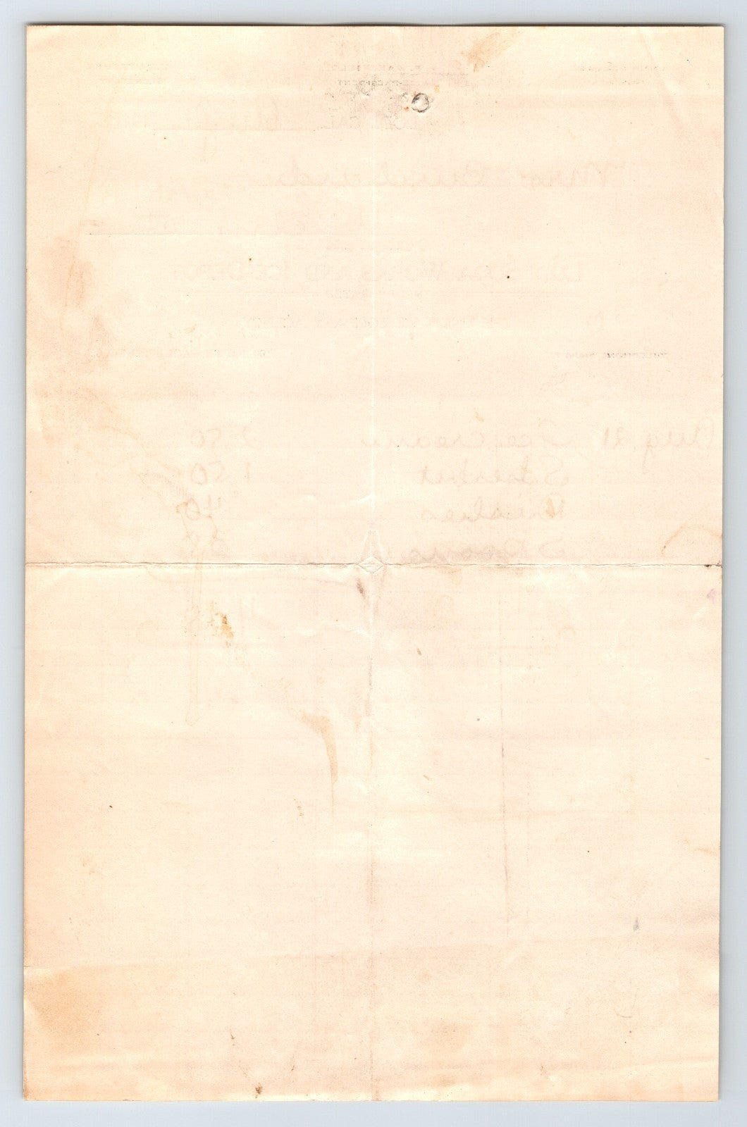 Lodi California 1913 Lodi Soda Works Ice Depot Billhead 8 x 5.5