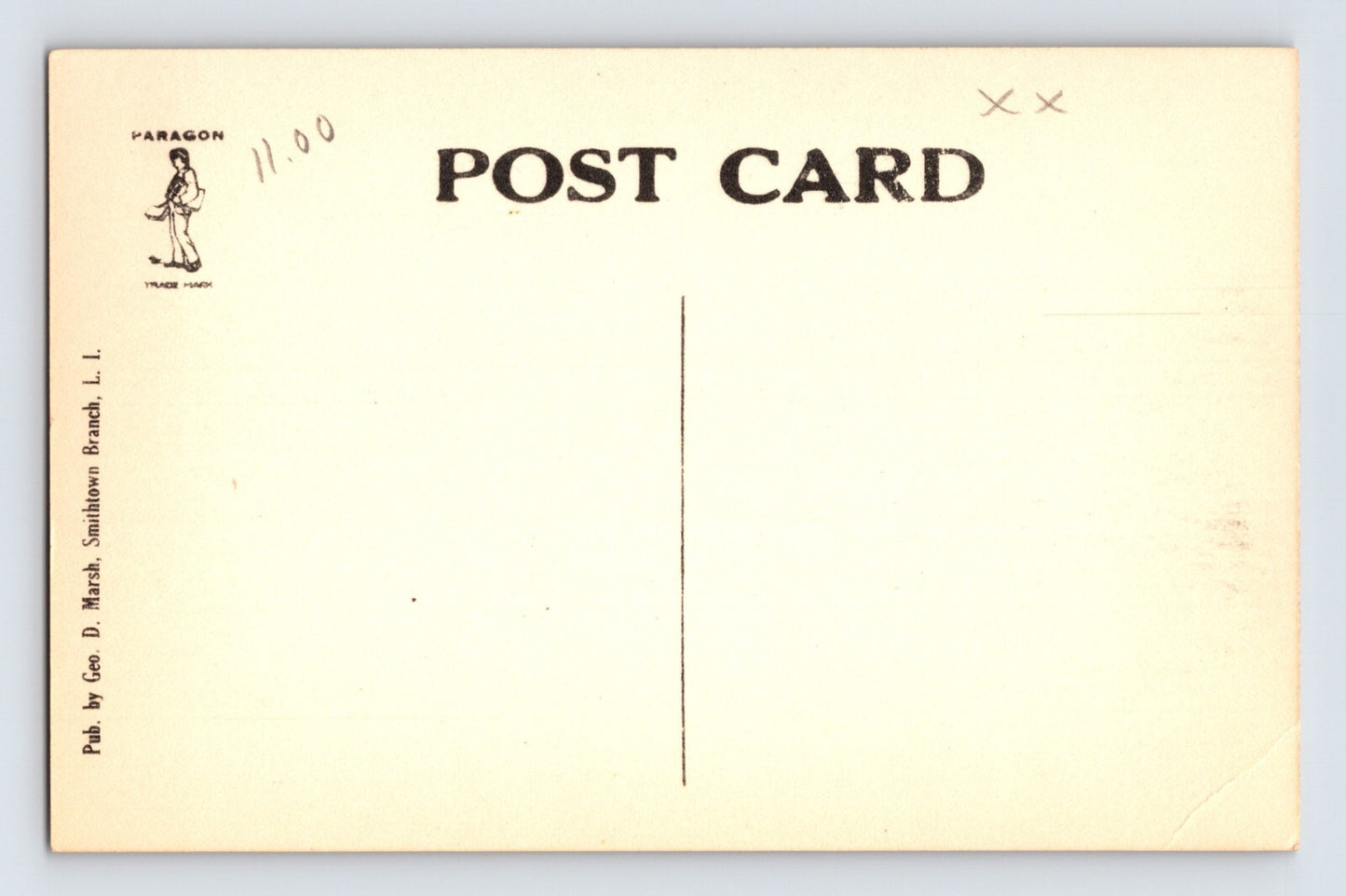 Smithtown Branch Long Island New York High School 1910s Postcard Unposted