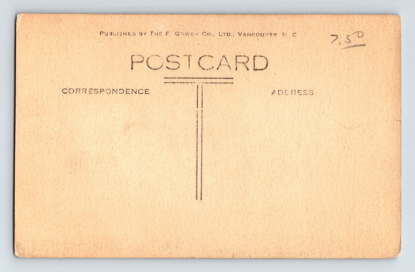 Vancouver British Columbia Rowing Club Stanley Park 1930s RPPC Postcard