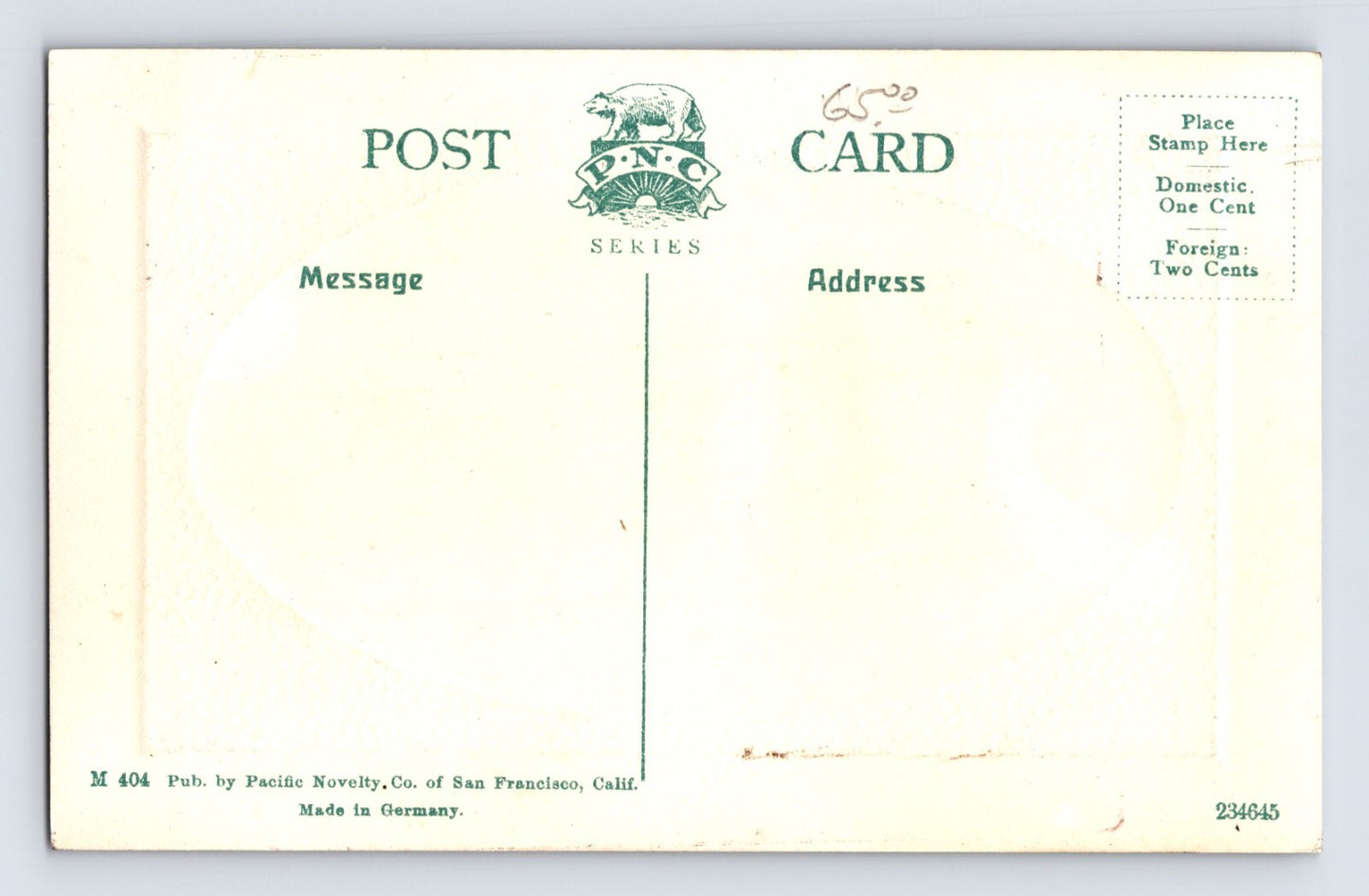 Merced California Main Street Downtown 1910s Postcard Divided Back