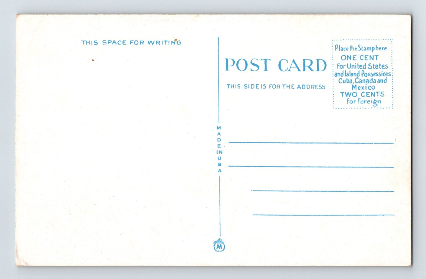 Canonsburg Pennsylvania Nurse Home Hospital 1930s Postcard Unposted