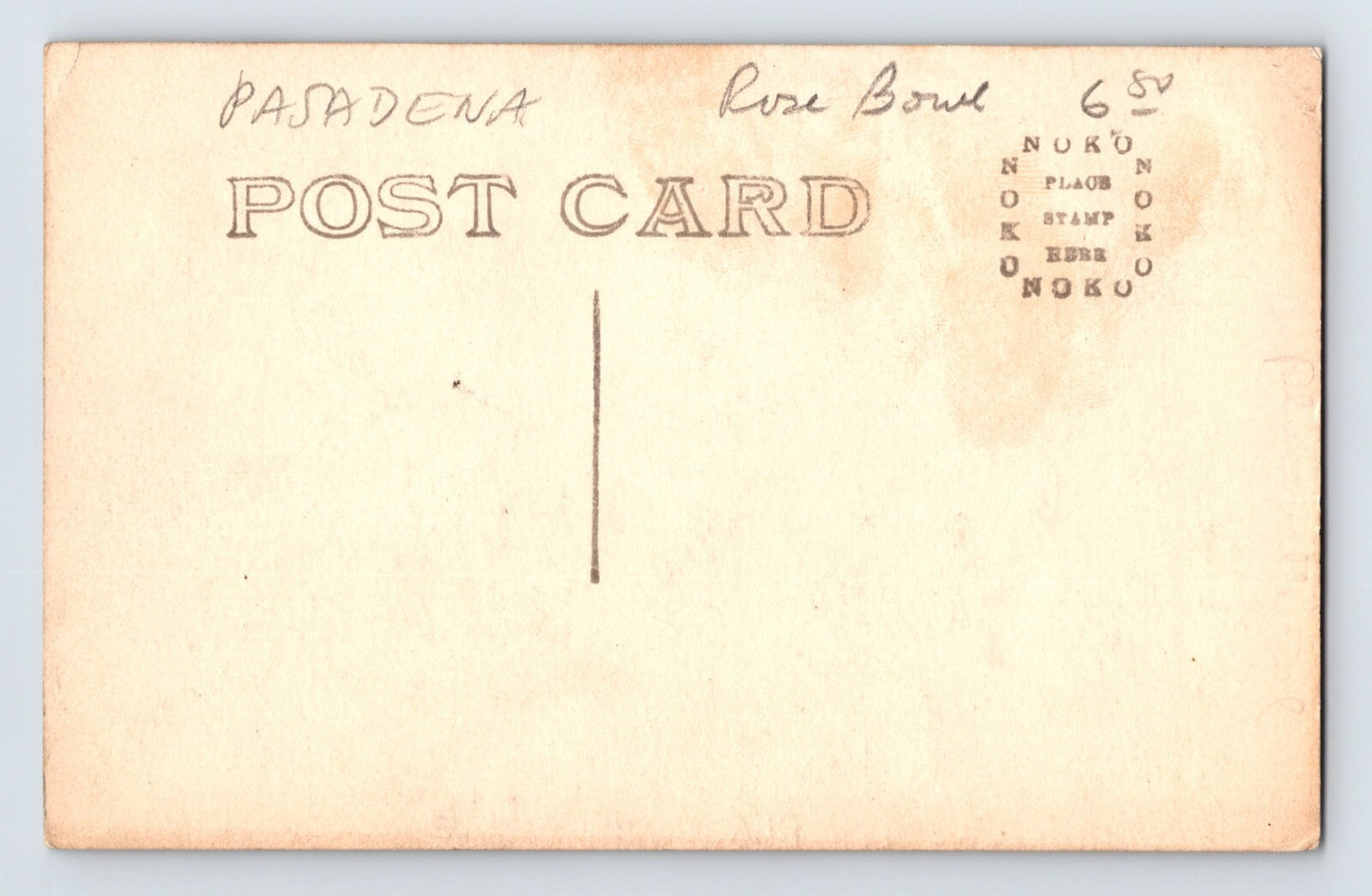 Pasadena California Rose Parade Float Thomas Jefferson School 1910 RPPC Postcard