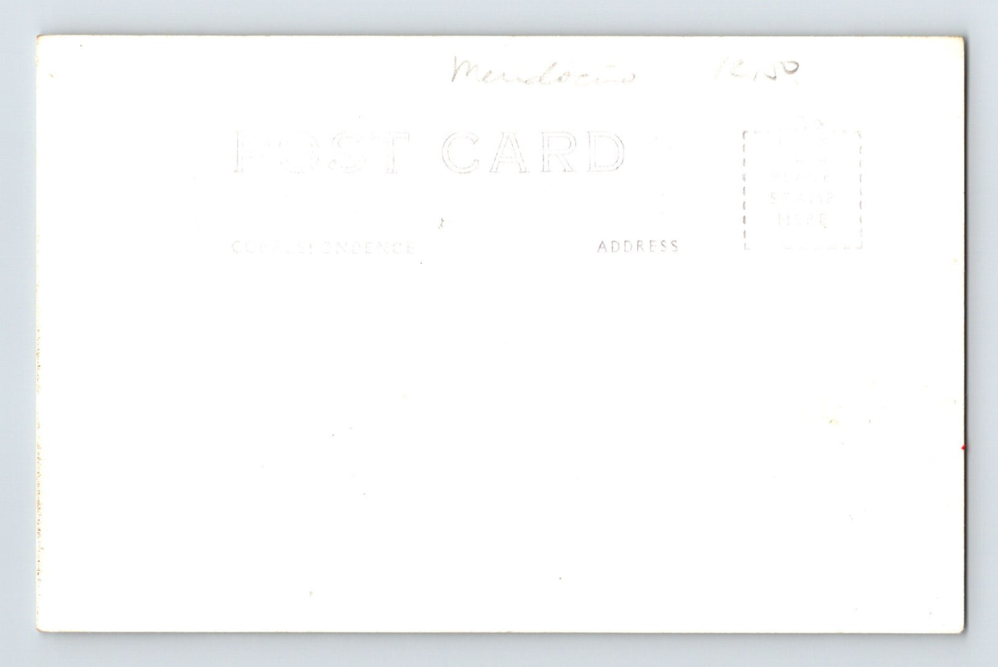 Anchor Bay California Mendocino Coast Ocean Cliffs 1940s RPPC Postcard