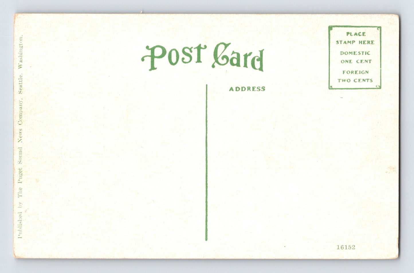 Lake Washington Bothell Road 1920s Postcard Unposted White Border