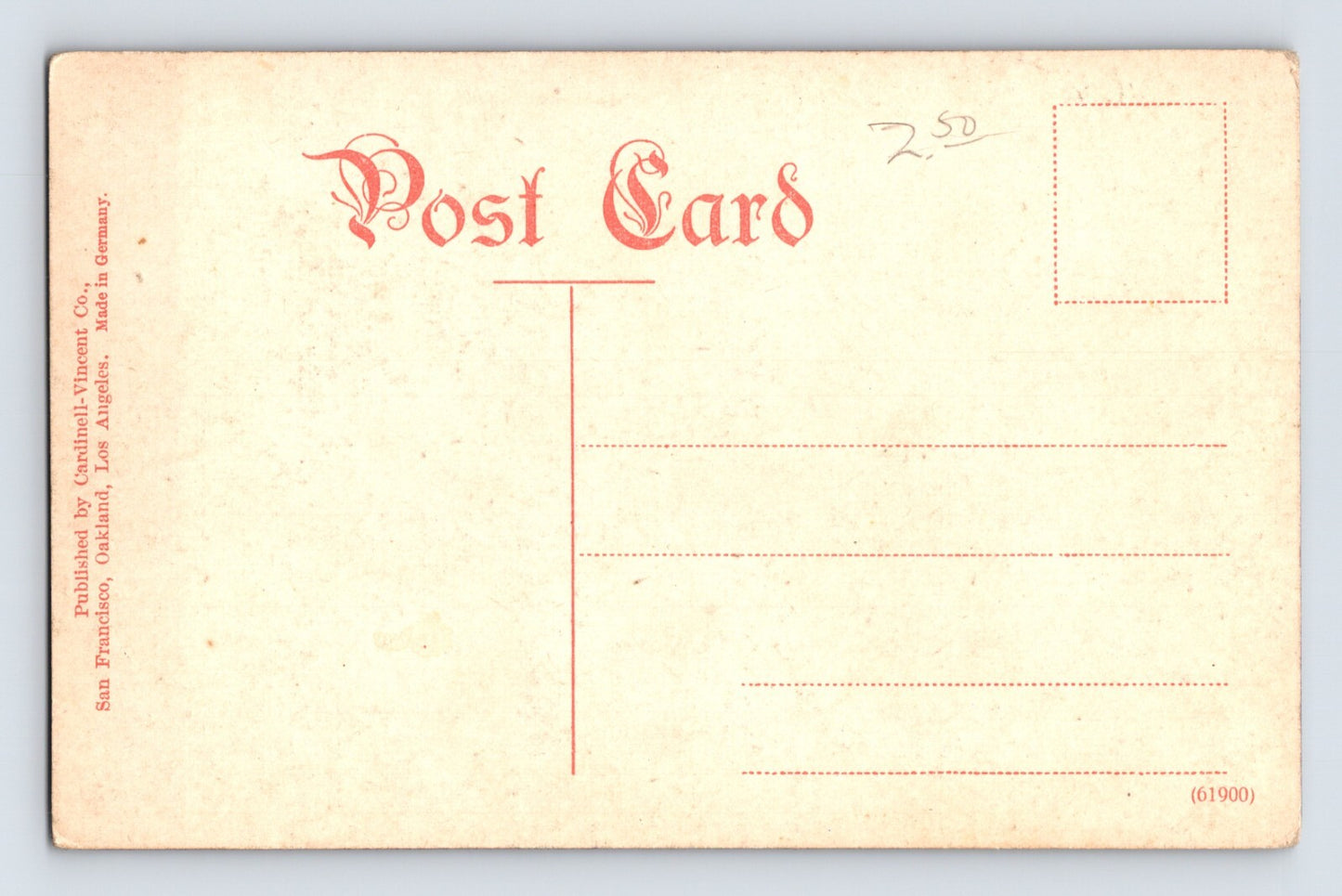 Redwood Highway California Lumber Handsaw Logging 1910s Postcard Unposted