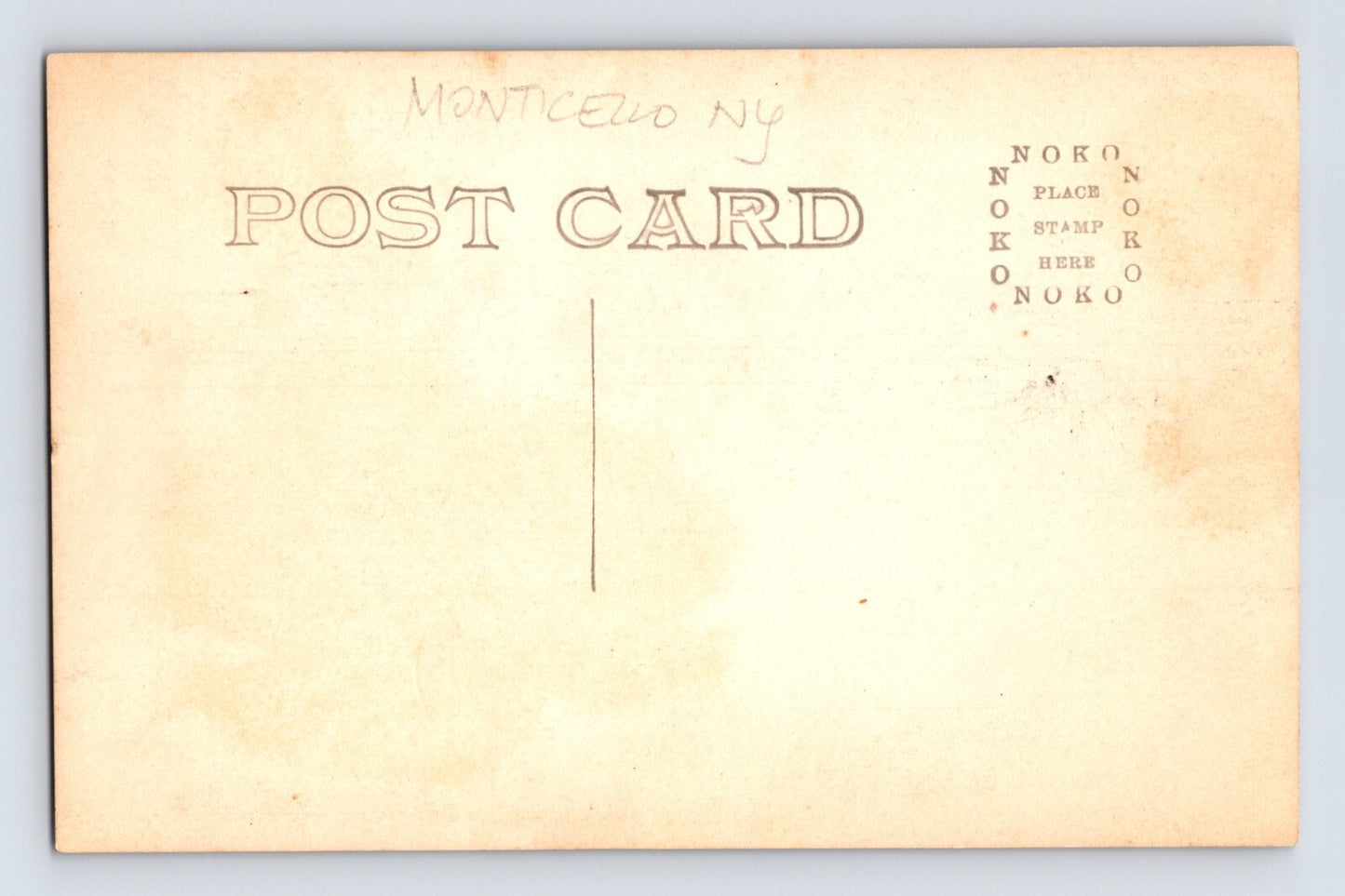 Monticello New York High School Proposed Building Sketch 1910s RPPC Postcard