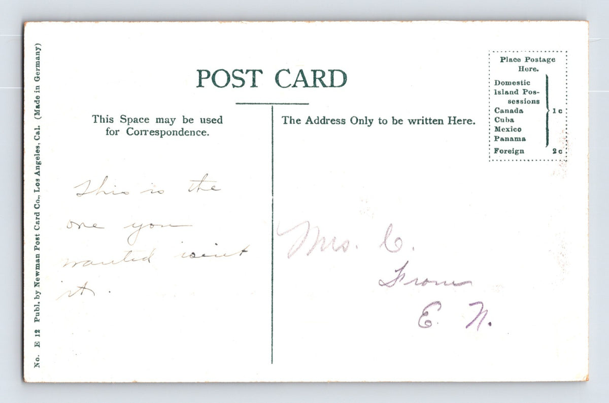 Santa Catalina California Pacific Wireless Station Antenna 1910s Postcard Unposted