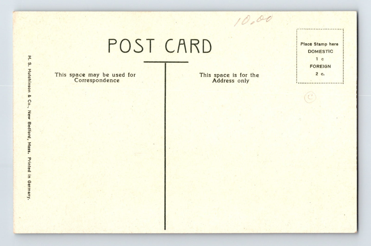 New Bedford MA Whaling Bark Kathleen Stove Sinking Mid-Ocean 1910s Postcard
