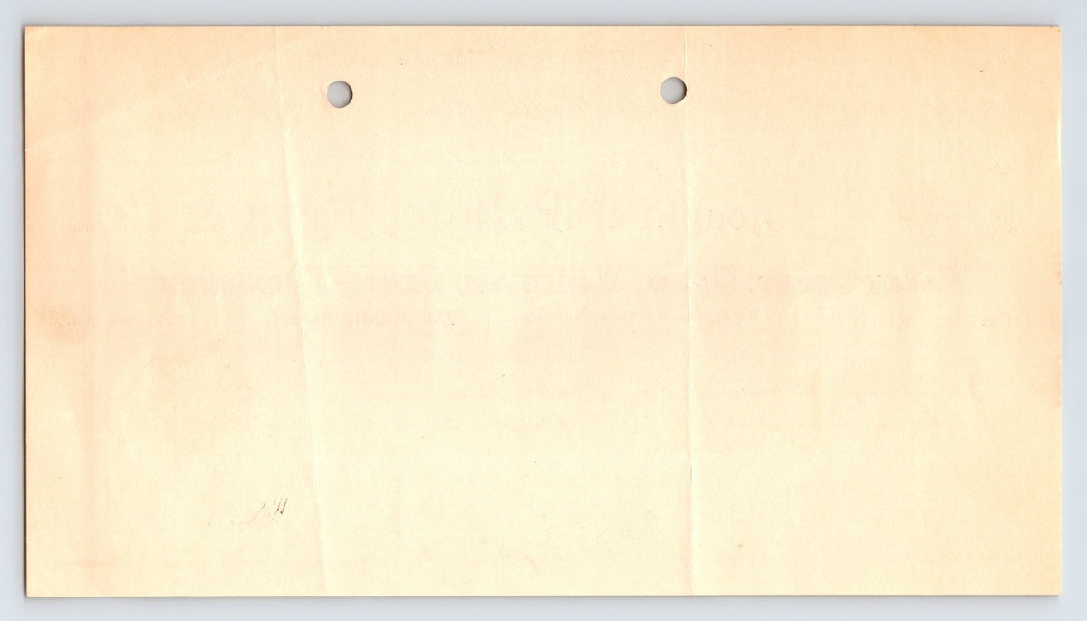 Portland Maine 1897 Prince Ham Fancy Goods Billhead 8 x 4.5