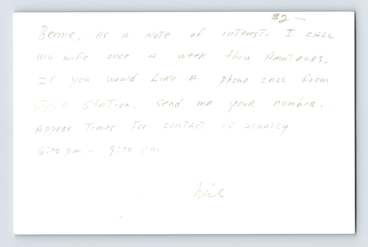 Siple Station Antarctica KC4AAD Magnetospheric Research 1970s QSL Postcard Unposted Chrome