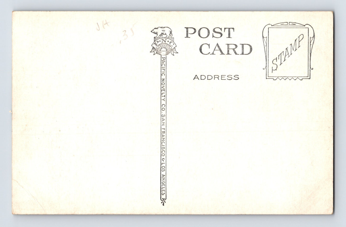 San Francisco California Docks Camel Cigarettes 1910s Postcard Unposted Divided