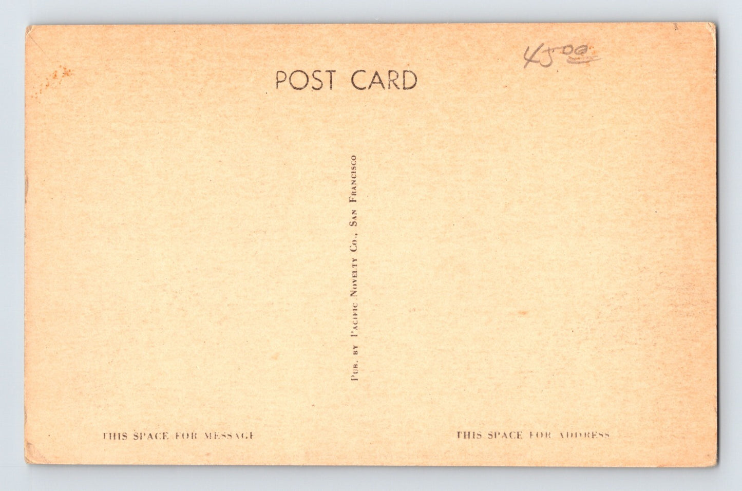 Watsonville California Main Street Cars 1920s Postcard Unposted Divided Back