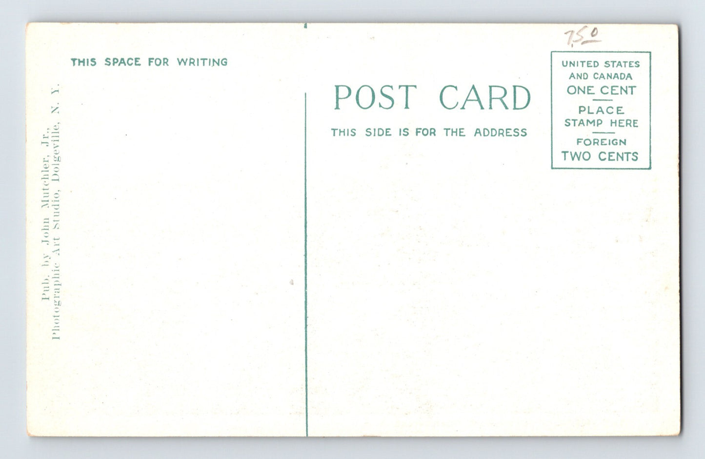 Dolgeville New York American Felt Mill 1930s Postcard Unposted White Border