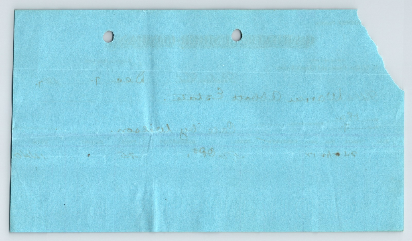 Stockton California 1907 Gardner Lumber Company Billhead Receipt 8 x 4.5