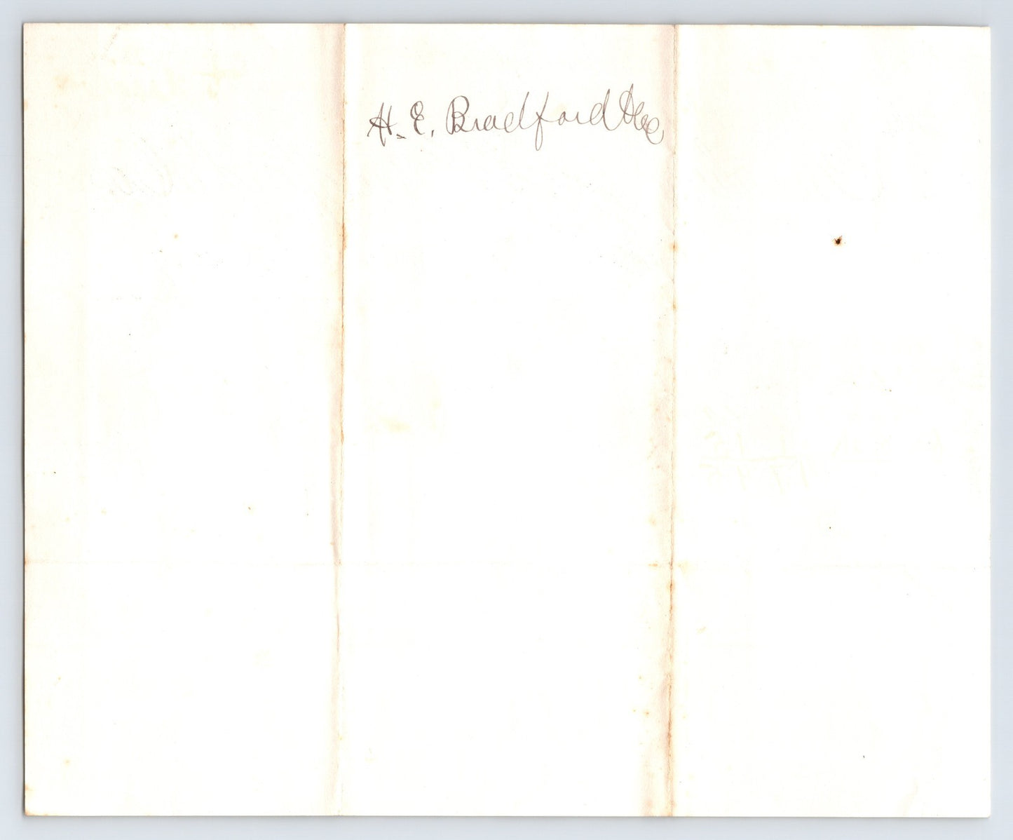 Bennington Vermont 1883 H E Bradford Hosiery Billhead 8 x 7