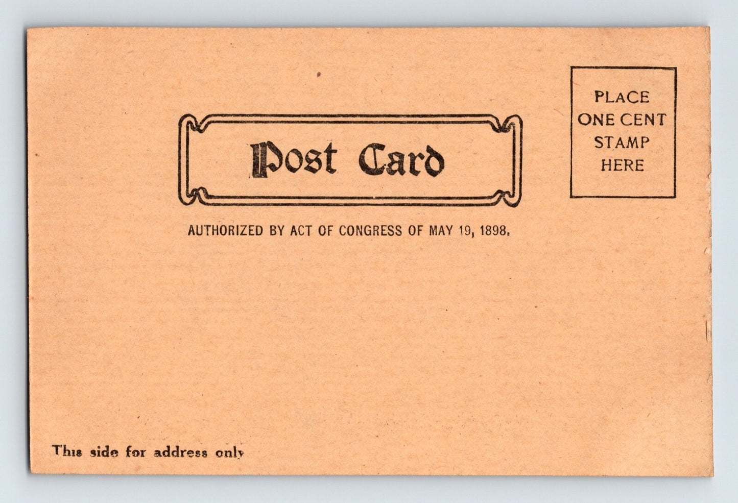 San Francisco California Earthquake Disaster Pre-1907 Postcard Unposted