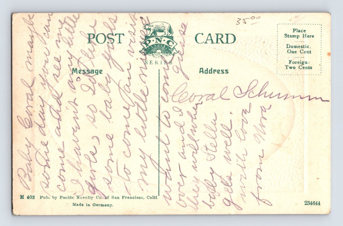 Merced California New Grammar School 1910s Postcard Unposted Divided Back
