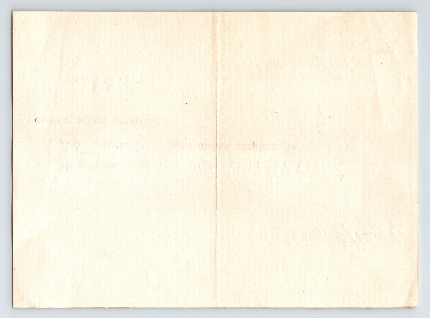 Lodi California 1914 Cat Creek Tunnel Stock Certificate 7 x 5