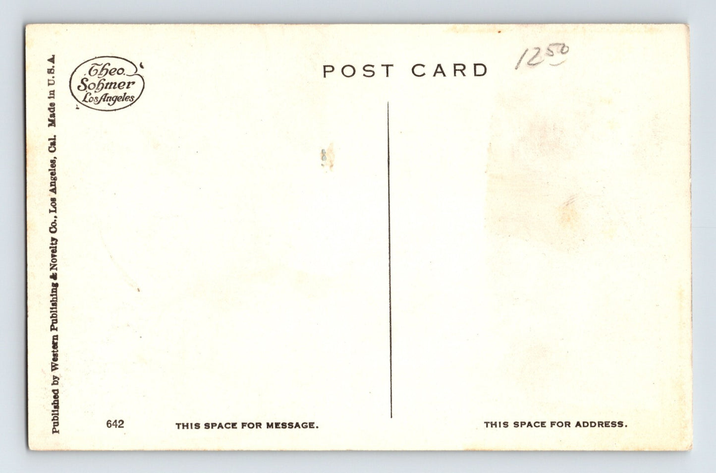 Redlands California Downtown Street Scene 1920s Postcard Unposted Divided Back
