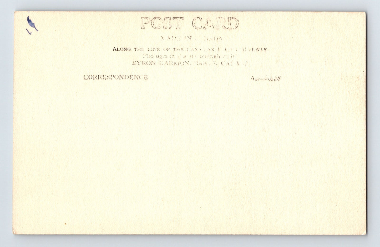 Mount Macdonald British Columbia Connaught Tunnel Railroad 1940s RPPC Postcard