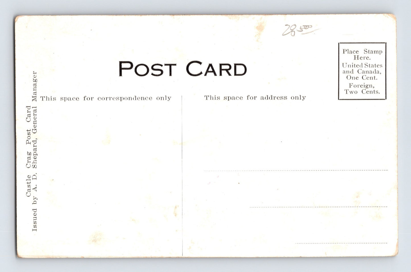 Castle Crags Farm Shasta County California Log Cabin Interior 1910s Postcard