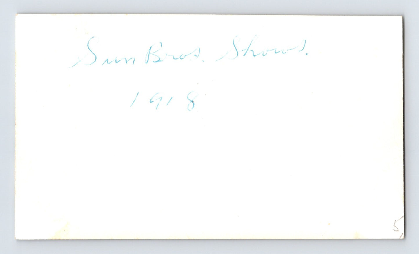 Sun Brothers Circus 1918 Photo Crowd Big Top Tent 5.5 x 3