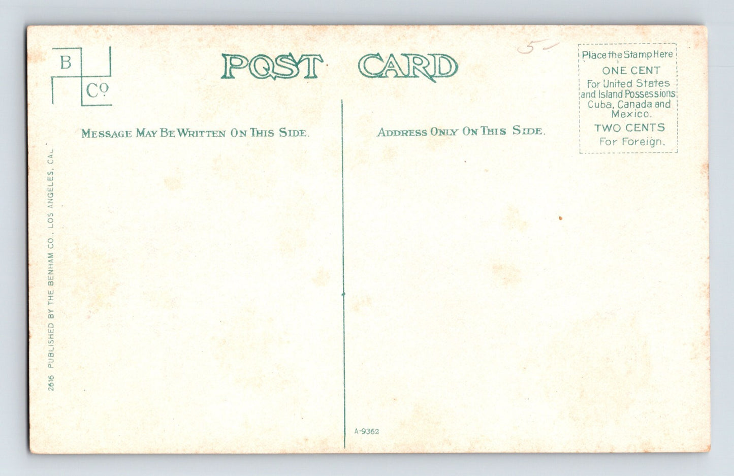 Redlands California Orange Street Car Downtown 1910s Postcard Unposted