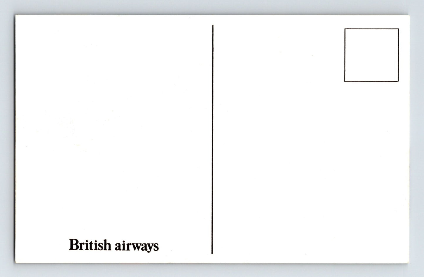British Airways Jet Town Crier Hear Ye 1960s Postcard Unposted Chrome