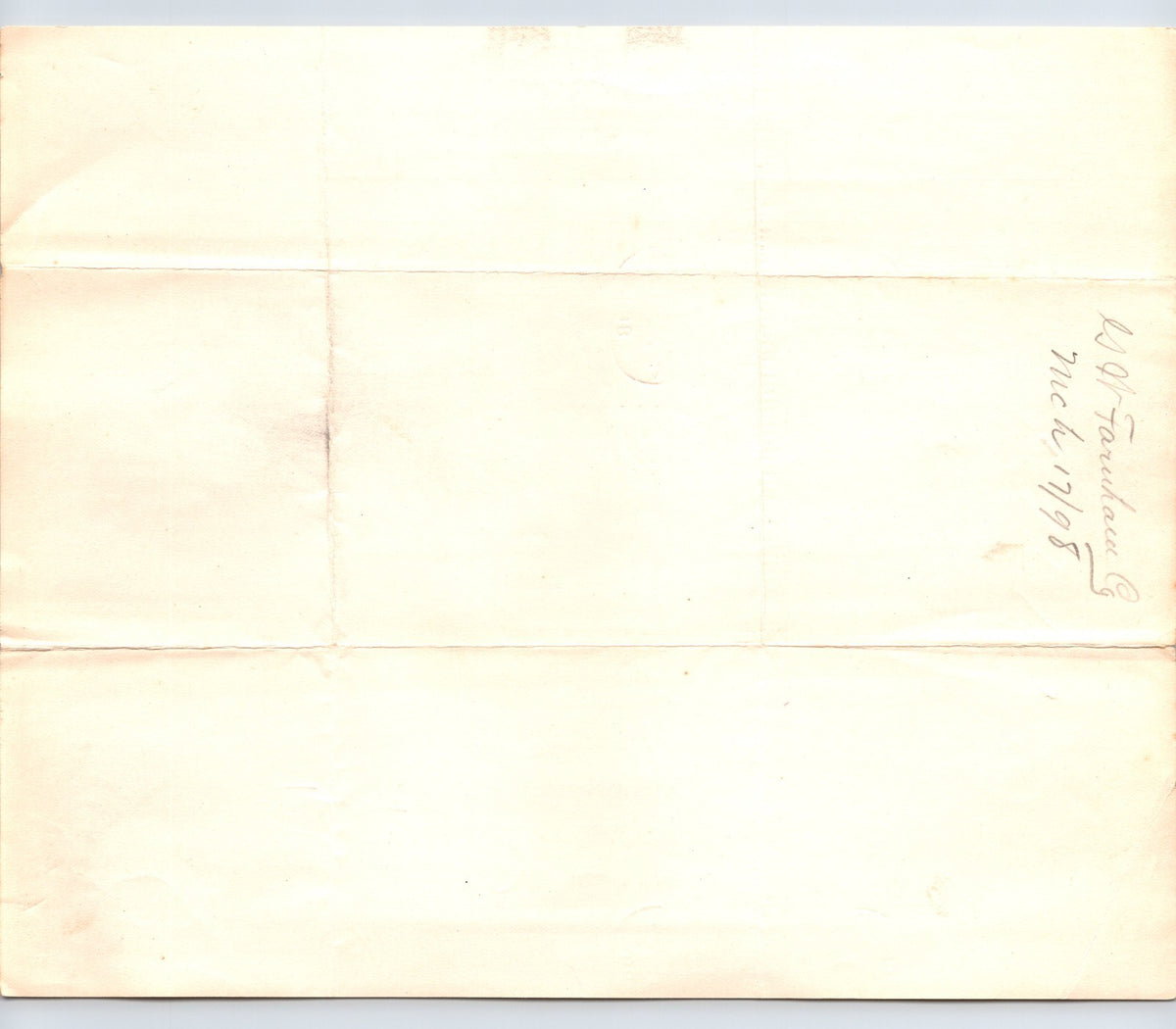 Buffalo New York 1898 George W. Farnham Boots Shoes Rubbers Billhead - 8.5 x 7