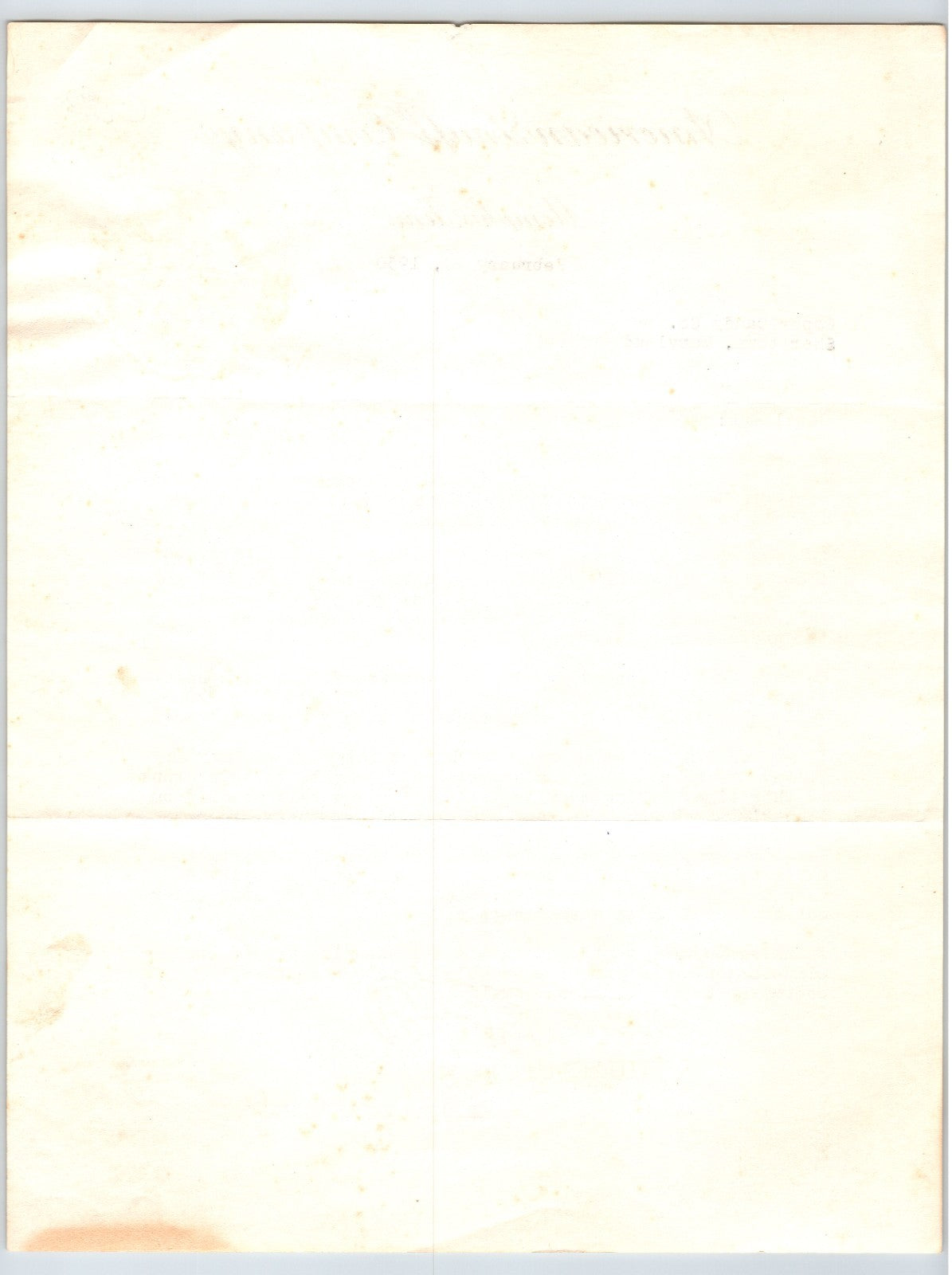 Memphis Tennessee 1950 American Snuff Company Tobacco Letterhead 8.5 x 11