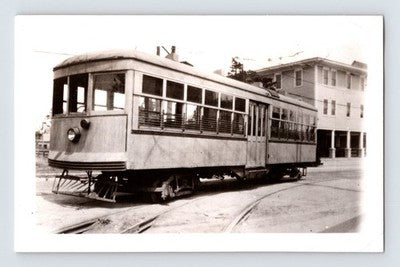 Wildwood New Jersey Five Mile Beach Line Streetcar 1940s Photo – 3 x 5