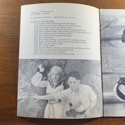 Clyde Beatty Darkest Africa 1936 Republic Pictures Serial Pictorial