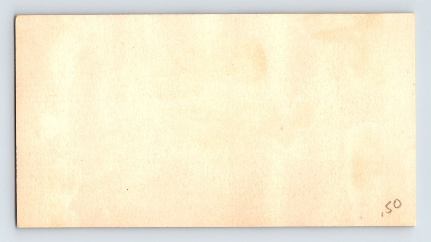 Eureka Silk Ocean Ship Seagulls Thread 1890s Trade Card 2.75 x 5.5