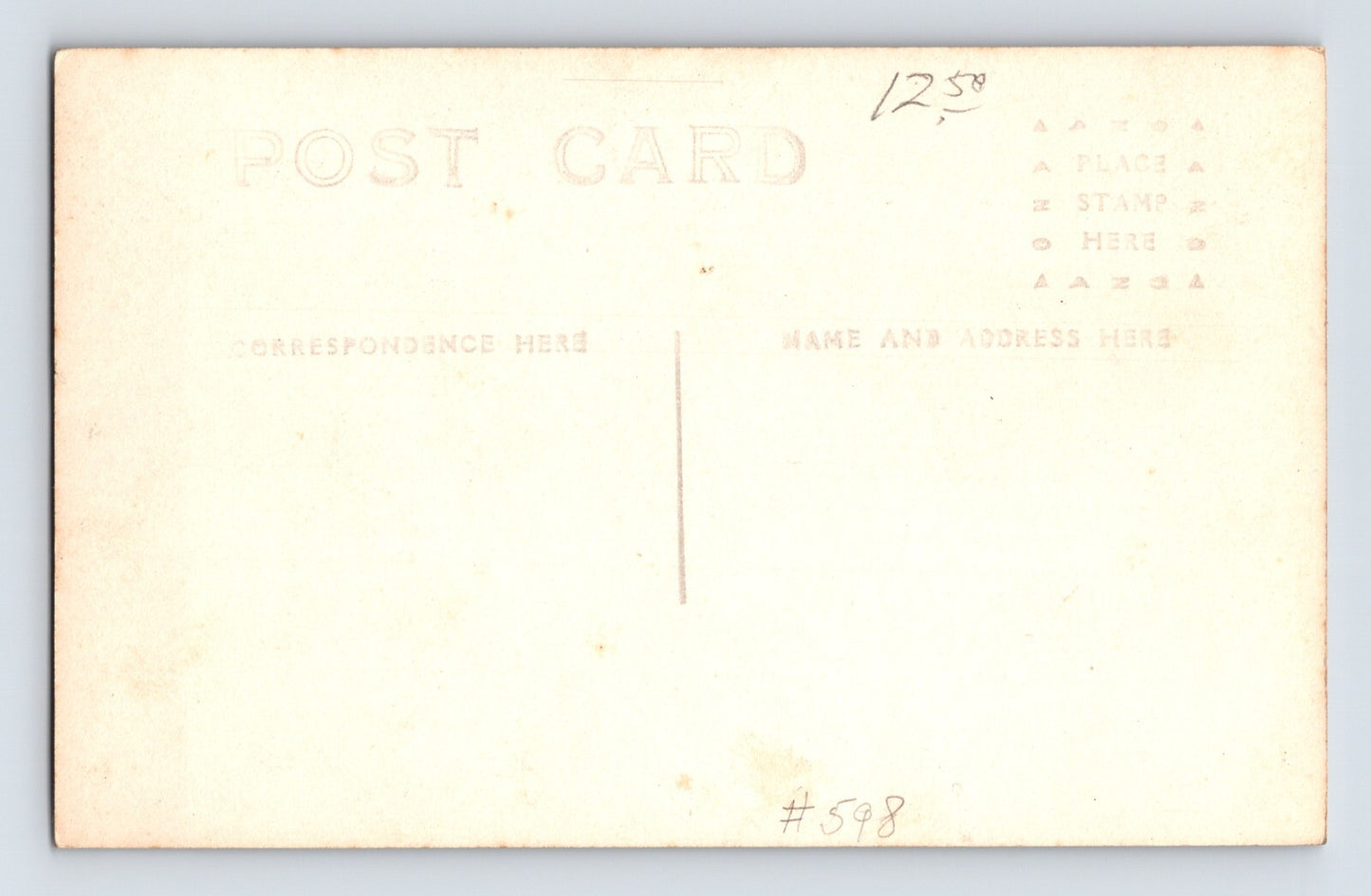 Scotia California Maple Tree Redwood Stump 1910s RPPC Postcard Unposted