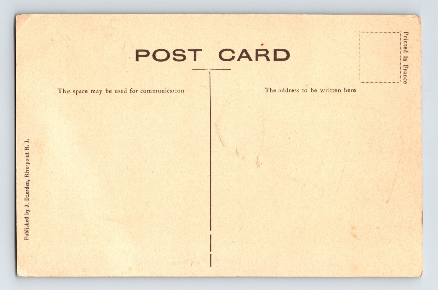 Riverpoint Rhode Island Main Street Downtown 1910s Postcard Unposted Divided