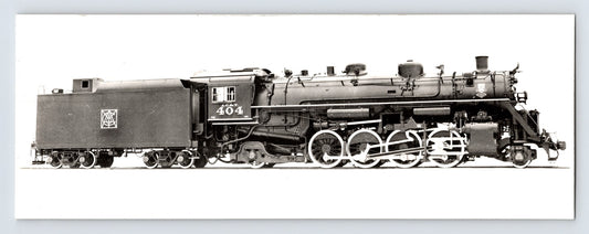 Akron Canton Youngstown Railroad Mikado steam locomotive 404 studio side profile 1940s photograph