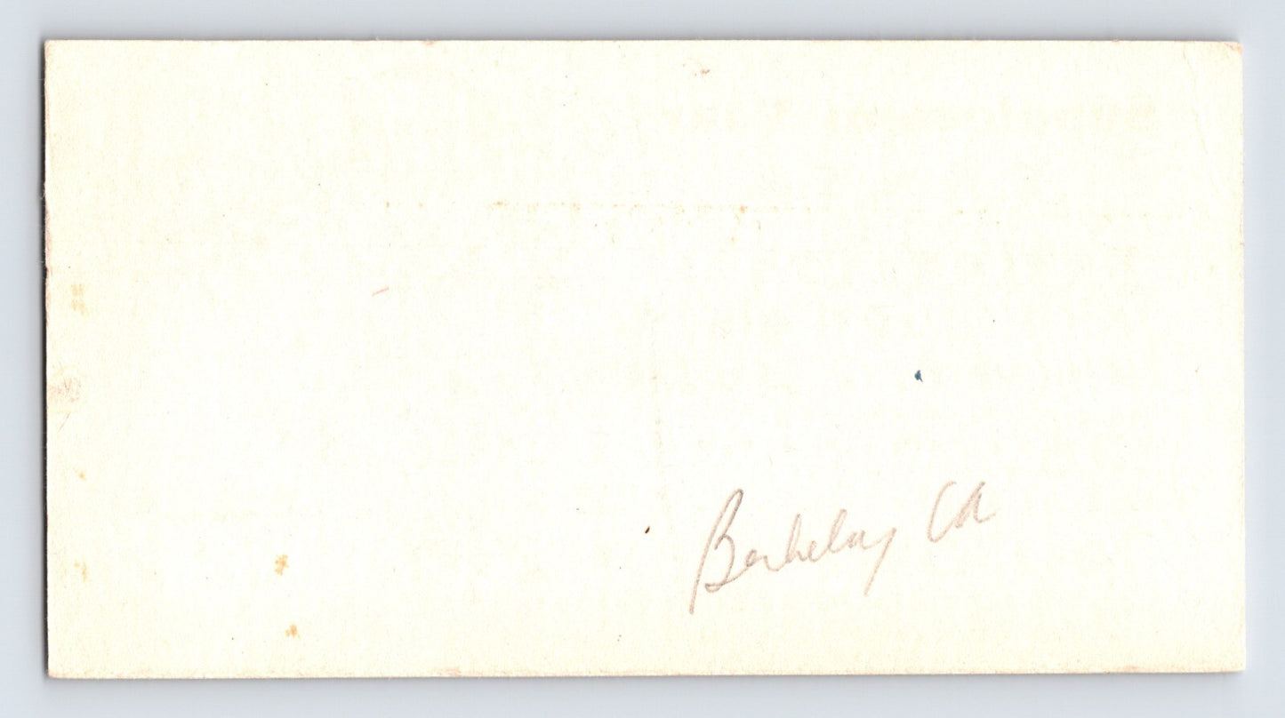 California Berkeley University Cal Bear 1940s Ad Blotter Bookstore Unused